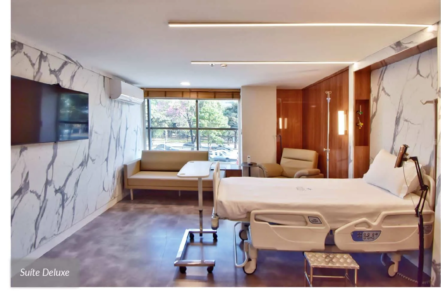 Suíte Deluxe do Blanc Hospital São Paulo