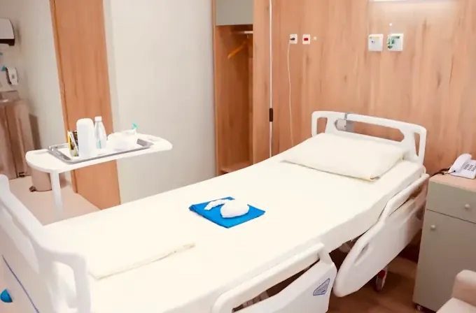 Quarto de internação do Hospital Vila Mariana Day