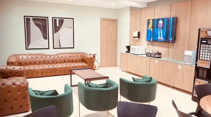 Sala de convivência do Hospital Vila Mariana Day